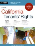 California Tenants' Rights 19th 2013 9781413318173 Front Cover