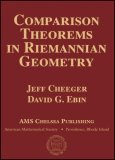 Comparison Theorems in Riemannian Geometry  9780821844175 Front Cover
