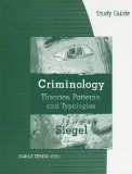 Criminology Theories, Patterns, and Typologies 10th 2008 Student Manual, Study Guide, etc.  9780495600176 Front Cover