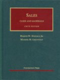 Cases and Materials on Sales 6th 9781599419176 Front Cover