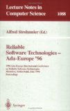 Reliable Software Technologies, Ada-Europe '96 Ada-Europe International Conference on Reliable Software Technologies, Montreux, Switzerland, June 10-14, 1996 Proceedings 1996 9783540613176 Front Cover