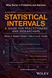 Statistical Intervals A Guide for Practitioners and Researchers 2nd 9780471687177 Front Cover
