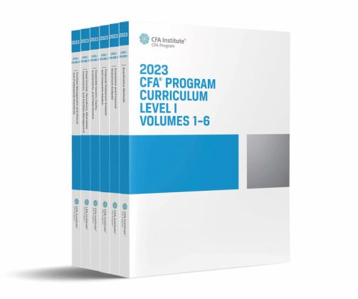 2023 CFA Program Curriculum Level I Box Set  9781953337177 Front Cover