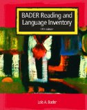Reading and Language Inventory 5th 9780131196179 Front Cover