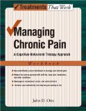 Managing Chronic Pain A Cognitive-Behavioral Therapy ApproachWorkbook  9780195329179 Front Cover