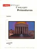 Legal Office Concepts and Procedures 1997 9780538719179 Front Cover