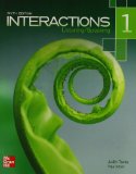Interactions 1 Listening and Speaking Student Book  cover art