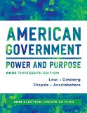 American Government: Power & Purpose, 2014 Election Update cover art