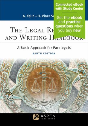 Legal Research and Writing Handbook A Basic Approach for Paralegals 9th 9781543826180 Front Cover