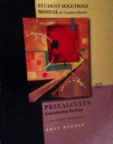 Precalculus Understanding Functions - A Graphing Approach 2nd 2003 9780534387181 Front Cover