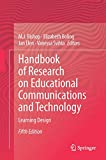 Handbook of Research on Educational Communications and Technology Learning Design 5th 9783030361181 Front Cover