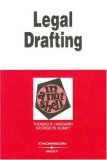 Legal Drafting in a Nutshell  cover art