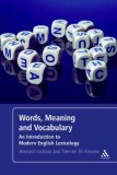 Words, Meaning and Vocabulary 2nd Edition An Introduction to Modern English Lexicology cover art