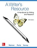 Writer's Resource (Comb-Version) Student Edition  cover art