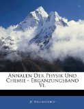 Annalen der Physik und Chemie - Erganzungsband Vi 2010 9781143368189 Front Cover