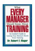 What Every Manager Should Know about Training An Insider's Guide to Getting Your Money's Worth from Training cover art