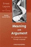 Meaning and Argument An Introduction to Logic Through Language cover art