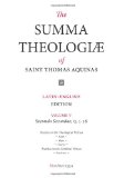 Summa Theologiae of Saint Thomas Aquinas Latin-English Edition, Secunda Secundae, Q. 1-56  9781463753191 Front Cover