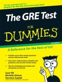 GRE Test for Dummies 6th 2009 Revised  9780470009192 Front Cover
