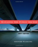 Managing the Public Sector 9th 2010 9780495833192 Front Cover