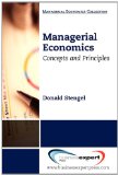 Managerial Economics Concepts and Principles cover art