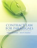 Contract Law for Paralegals Traditional and E-Contracts  9780132358194 Front Cover