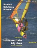 Intermediate Algebra 7th 2006 9780495107194 Front Cover