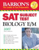 Barron's SAT Subject Test in Biology E/M 2007 9780764135194 Front Cover