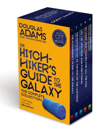 Douglas Adams Pan Boxset - the Hitchhiker's Guide to the Galaxy Book 1-5  9781529044195 Front Cover