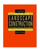 Kerr's Cost Data for Landscape Construction 1994 Unit Prices for Site Development 14th 1994 Revised  9780471286196 Front Cover