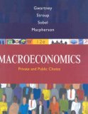 Macroeconomics Public and Private Choice 12th 2008 9780324580198 Front Cover