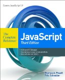 JavaScript the Complete Reference 3rd Edition  cover art