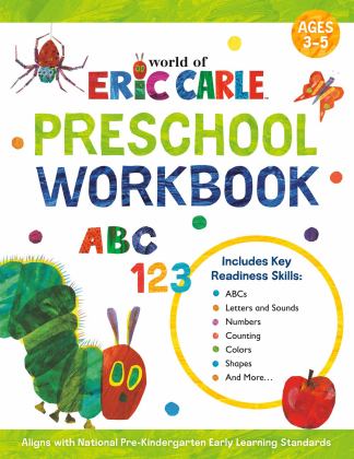 World of Eric Carle Preschool Workbook 2021 9780593386200 Front Cover