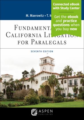 Fundamentals of California Litigation for Paralegals 7th 9781543817201 Front Cover
