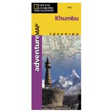 Khumbu, Nepal Adventure Travel Map cover art