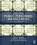 Public Personnel Management Contexts and Strategies 7th 9781138281202 Front Cover
