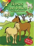 Horses and Ponies Coloring and Sticker Fun cover art