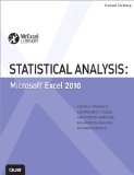 Statistical Analysis Microsoft Excel 2010 cover art