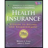 Understanding Health Insurance A Guide to Billing and Reimbursement 10th 2010 Workbook  9781111035204 Front Cover