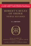 Robert's Rules of Order Newly Revised, 11th Edition  cover art
