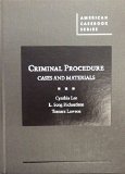 Criminal Procedure, Cases and Materials  9780314290205 Front Cover