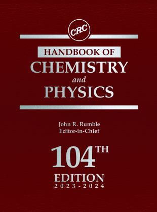 CRC Handbook of Chemistry and Physics 104th 9781032425207 Front Cover