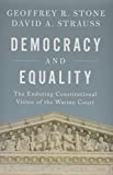 Democracy and Equality The Enduring Constitutional Vision of the Warren Court  9780190938208 Front Cover