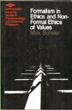Formalismus der Ethik und die Materiale Wertethik 