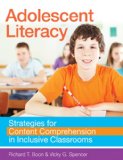 Adolescent Literacy Strategies for Content Comprehension in Inclusive Classrooms cover art