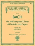 Well-Tempered Clavier, Complete Schirmer Library of Classics Volume 2057  9780634099212 Front Cover