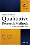Introduction to Qualitative Research Methods A Guidebook and Resource 4th 9781118767214 Front Cover