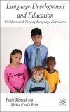 Language Development and Education Children with Varying Language Experiences cover art