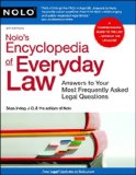 Nolo's Encyclopedia of Everyday Law Answers to Your Most Frequently Asked Legal Questions cover art