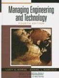 Managing Engineering and Technology 4th 9780131994218 Front Cover